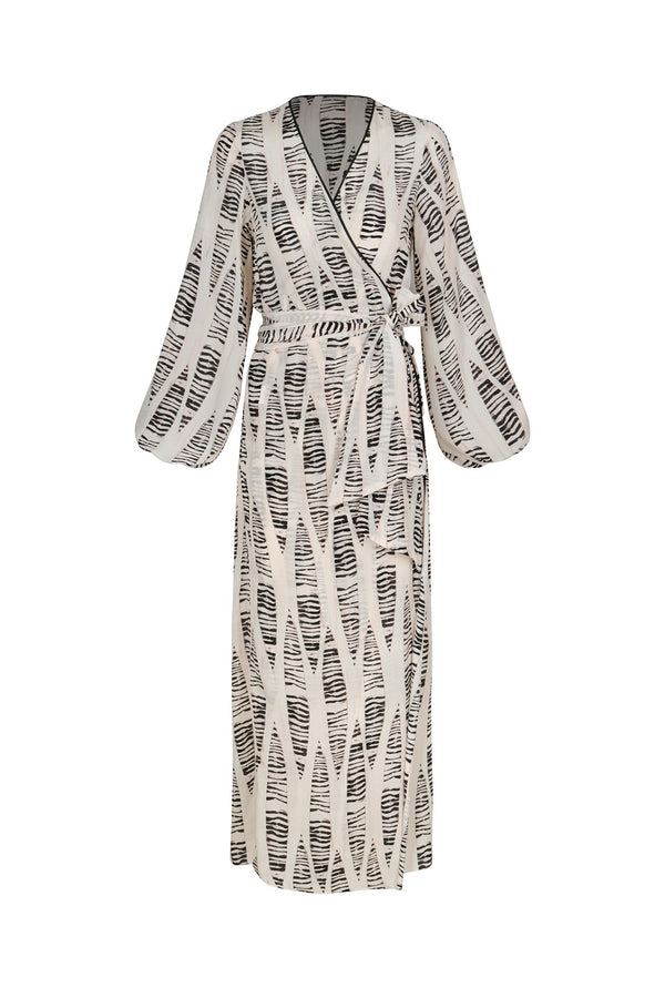 Tertulia Crepe Chine Maxi Dress / Cream Canoe